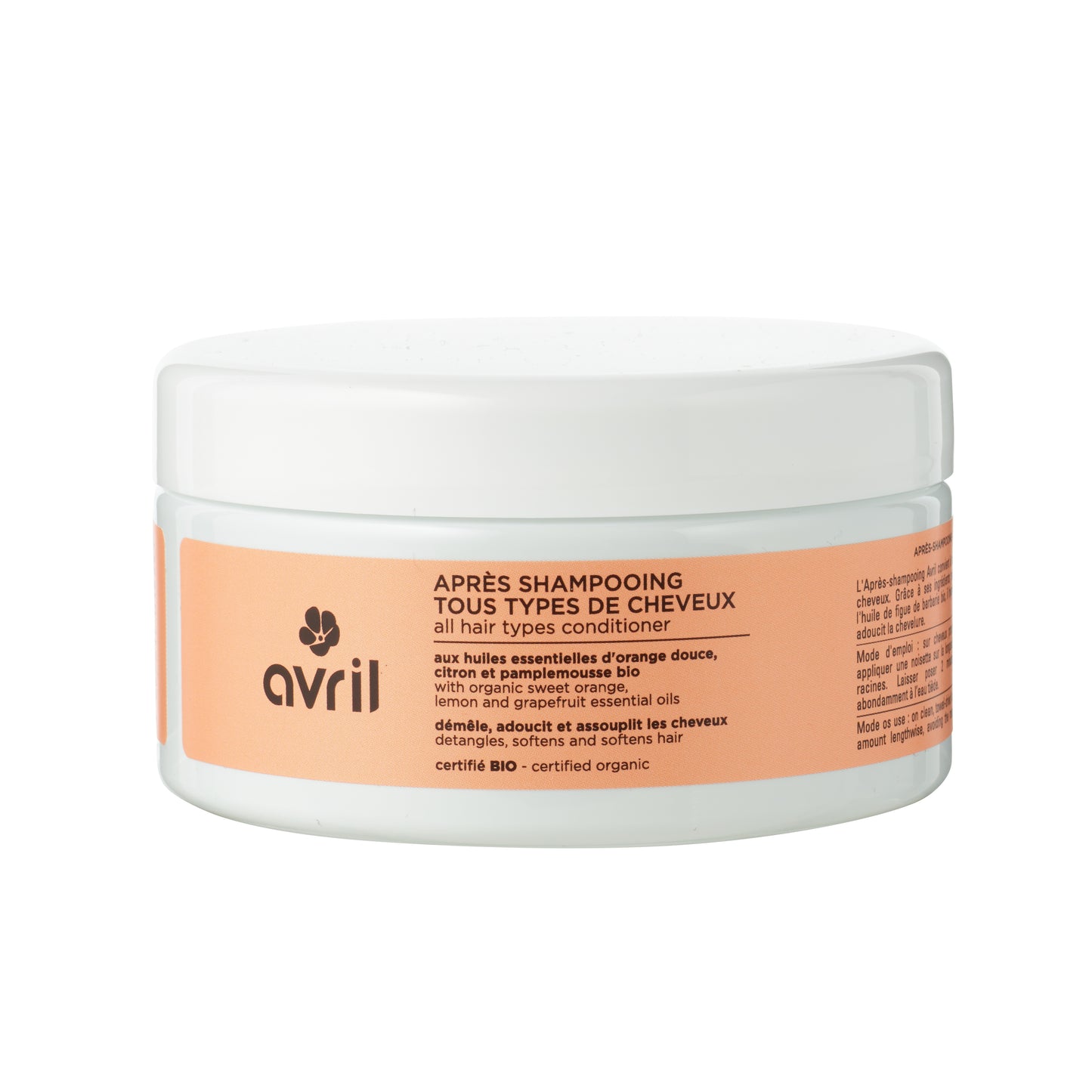 Après-shampooing tous types de cheveux 200 ml - Certifié bio - Avril