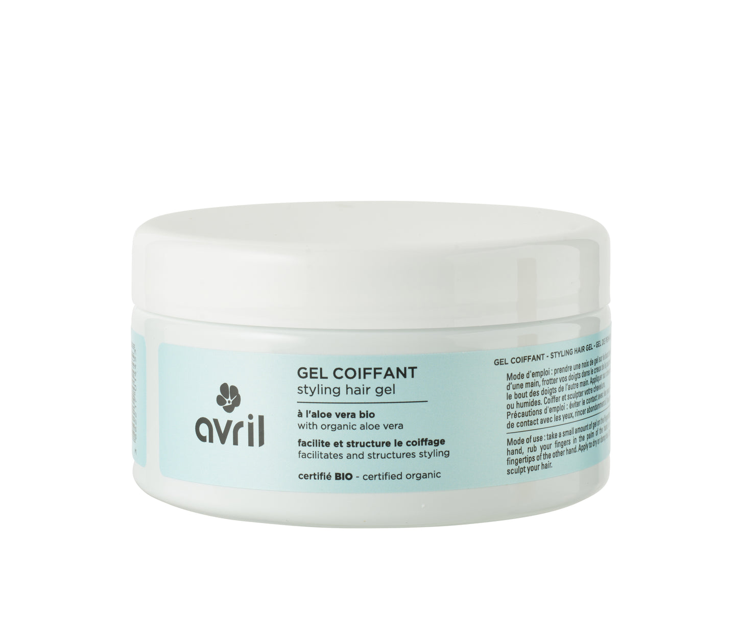 Gel coiffant 200 ml - Certifié bio - Avril